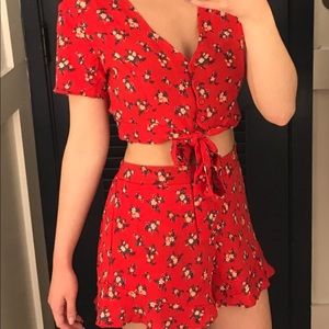 AEO Matching Floral Set